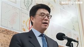 ▲陸委會主委邱垂正受訪回應時事（圖／記者盧素梅攝影）