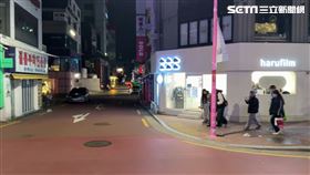 知名經紀人奇哥直擊弘大商圈戒嚴之夜的情形。（圖／奇哥提供）