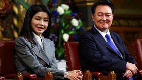 南韓總統尹錫悅愛妻、第一夫人金建希醜聞纏身。（圖／達志／路透社）