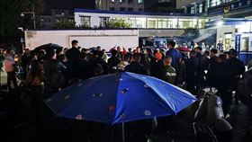 中國廣東省廣州市增城區1日發生反對設立停車站收費的騷亂。（圖／翻攝自Ｘ）