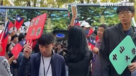 馬龍團清大遇抗議