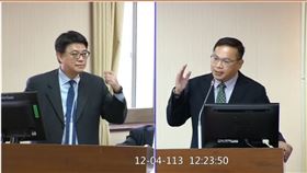 民進黨不分區立委的王義川今（4）日在立法院內政委員會首度登板質詢。（圖／翻攝立法院IVOD）