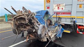 蘆竹,西濱,大車,事故（圖／翻攝畫面）