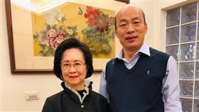 瓊瑤,韓國瑜（圖／瓊瑤臉書）