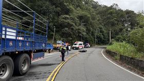 北宜,機車,自摔,大貨車,輾過