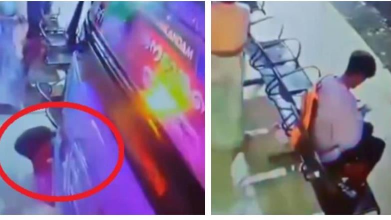 他低頭滑手機...慘被公車輾！驚悚畫面曝