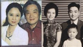 全家福照片，左至右為：大女兒平瑩、林婉珍、平鑫濤、小兒子平雲、二女兒平珩。圖／皇冠提供