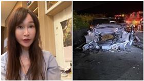 黃瓊慧,陳梅慧,國道,車禍（圖／翻攝畫面）