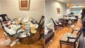 5名中國大陸的遊客在日本入住民宿時弄得一團糟。（圖／翻攝自X平台）