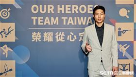 ▲男子羽球選手周天成出席113年國光體育獎章暨運動科學研究獎勵頒獎典禮。（圖／記者劉彥池攝影）
