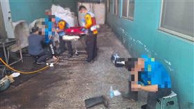 爆炸,工廠,台南,破碎機