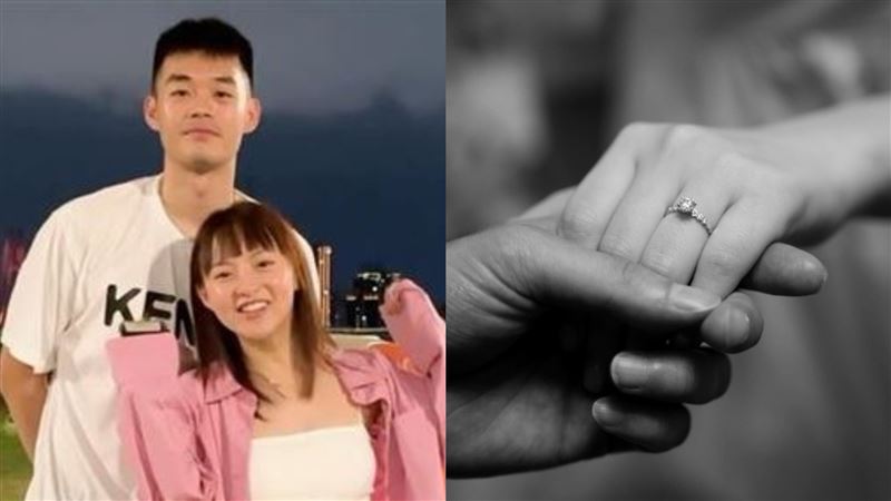 王齊麟求婚陳詩媛！甜曬戒指牽手照