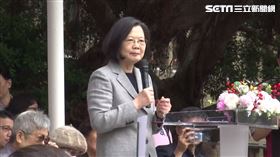 ▲前總統蔡英文出席中山女高127周年校慶致詞