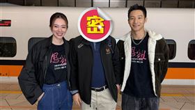 李安還親民的與高宇蓁與黃冠智比出《鳳姐》宣傳手勢。（圖／翻攝自高宇蓁臉書）