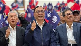 朱立倫出席新竹縣130週年黨慶活動。（圖／國民黨提供）