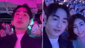 八炯與老婆去看周杰倫演唱會，過程一度感動落淚。（翻攝musiclin_1107 Threads）
