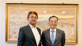 ▲工商協進會秘書長朱曦（右）驚傳赴中開會辭世。（圖／翻攝自工商協進會官網）