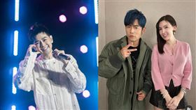 陳若儀（右）和林志穎（左）朝聖周杰倫（中）演唱會。（圖／翻攝自IG）