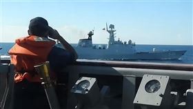 蔡英文、國軍、共艦（圖／翻攝自蔡英文臉書）