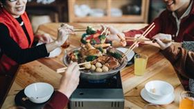 聚餐,吃飯。（圖／翻攝自pexels）
