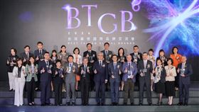 【圖一】：2024台灣國際品牌價值於今（10日）揭曉榜單，台灣25大品牌企業代表合影。