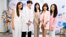 蔡沁瑜、劉宥彤投資經營的「生活家預防醫學暨醫美診所」10日舉辦年終感恩茶會和記者會。（圖／蔡沁瑜提供）