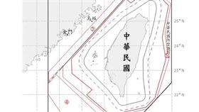1131211_臺海周邊海、空域活動示意圖（圖／國防部提供）