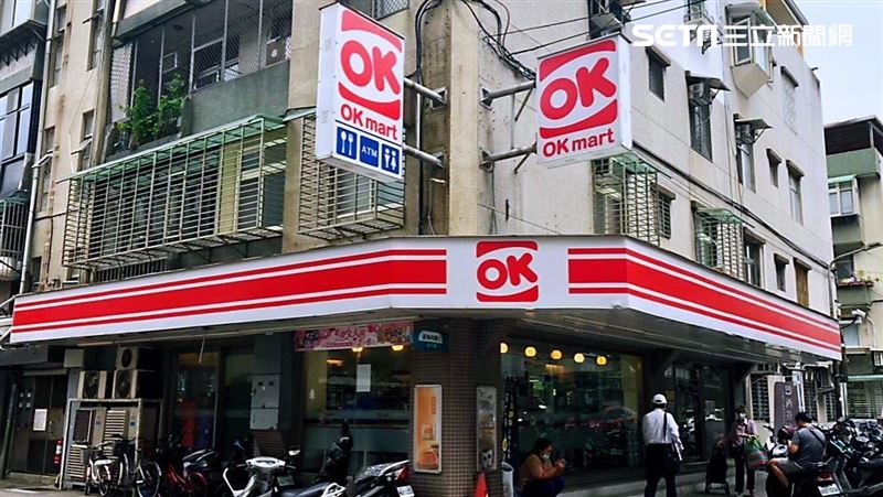 OK超商原本是紅白配色。(圖/資料照)