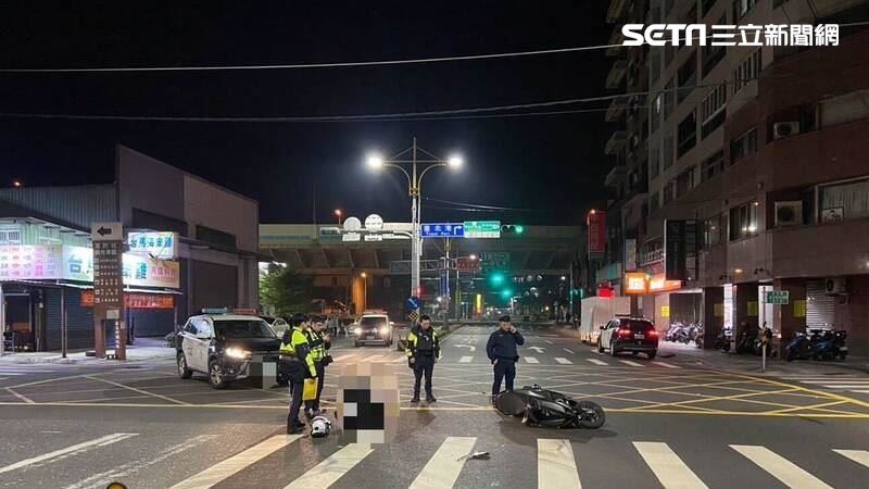 女車友控警衝撞　蘆洲分局：機車沒開大燈