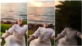 亡美,網美,拍照,中國,女遊客,墜軌,斯里蘭卡（圖／翻攝X平台／Worldwide Tamils）