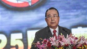 空軍第四二七戰術戰鬥機聯隊IDF型戰機接機25周年活動,前國防部部長李天羽 圖／記者林敬旻攝