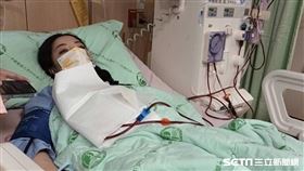 隆乳雙腎衰竭／受訪者提供