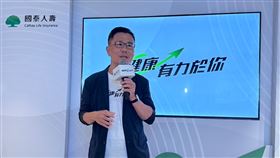 國泰人壽總經理劉上旗。（圖／記者李育道報導）