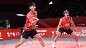 台灣男雙「李楊配」李哲輝（右）／楊博軒（左）。（資料圖／羽球協會提供）