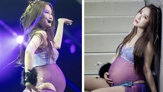 女團成員「挺10月孕肚唱跳」網：太拚了吧