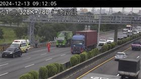 國道,汽車,大貨車,追撞,回堵,仁德段