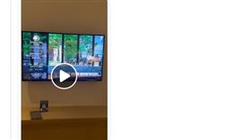 台北希爾頓酒店遭爆電視有許多中國頻道。（圖／翻攝自許美華Facebook）