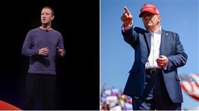 ▲圖／翻攝自川普、祖克柏臉書