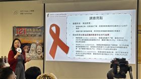 李芳盈表示，調查發現民眾對於愛滋知識、感染者態度存在世代差異。（圖／記者簡浩正攝影）
