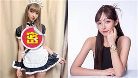 流川夕（左）被不少台灣粉絲認為外貌激似啦啦隊女神林襄（右）。（圖／翻攝自rukawayuu、95_mizuki IG）