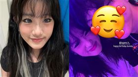 賈靜雯女兒貼出跟朋友的合照。（圖／翻攝自IG）