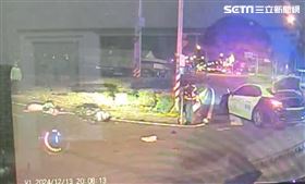 苗栗曳引車撞機車　姑侄3貼2死1傷(圖/翻攝畫面)