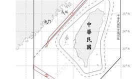 1131214_臺海周邊海、空域活動示意圖（圖／國防部提供）