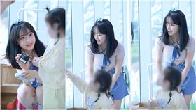 李珠珢過去在場邊與小粉絲互動的畫面，哄娃視角讓不少粉絲留言驚呼「根本就是天使」。（圖／翻攝IG）