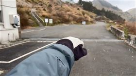 合歡山,下雪,冰霰（圖／林業署南投分署提供）