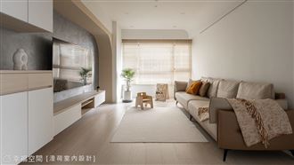 奶香歐蕾色系 26坪溫馨北歐風