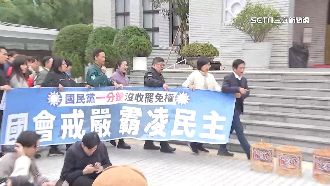 綠委轟國會戒嚴　控硬闖選罷法：霸凌民主