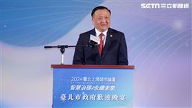 華源圓山飯店晚宴致詞。（圖／記者趙于瑩攝影）