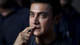 曾以《我和我的冠軍女兒》在台衝破新台幣一億元票房，並以《三個傻瓜》《隱藏的大明星》《拉辛正傳》受到歡迎的寶萊塢明星阿米爾罕（Aamir Khan）。 圖／達志影像／美聯社