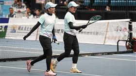 團體第一巨研科技女雙徐巧楹（左）、黃詩媛（右）。（圖／軟網協會提供）